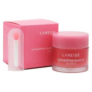 LANEIGE LIP SLEEPING MASK EX BERRY 0.7 oz / 20 g Kawaii K-BEAUTY Lip Gloss PINK